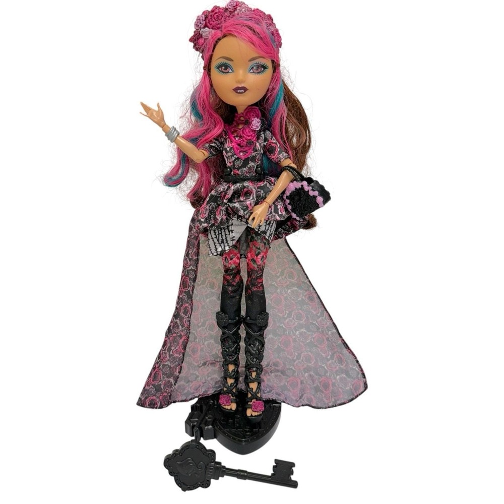 2014 Ever After High Briar Beauty Spring Unsprung Doll W Stand Brush - Complete!